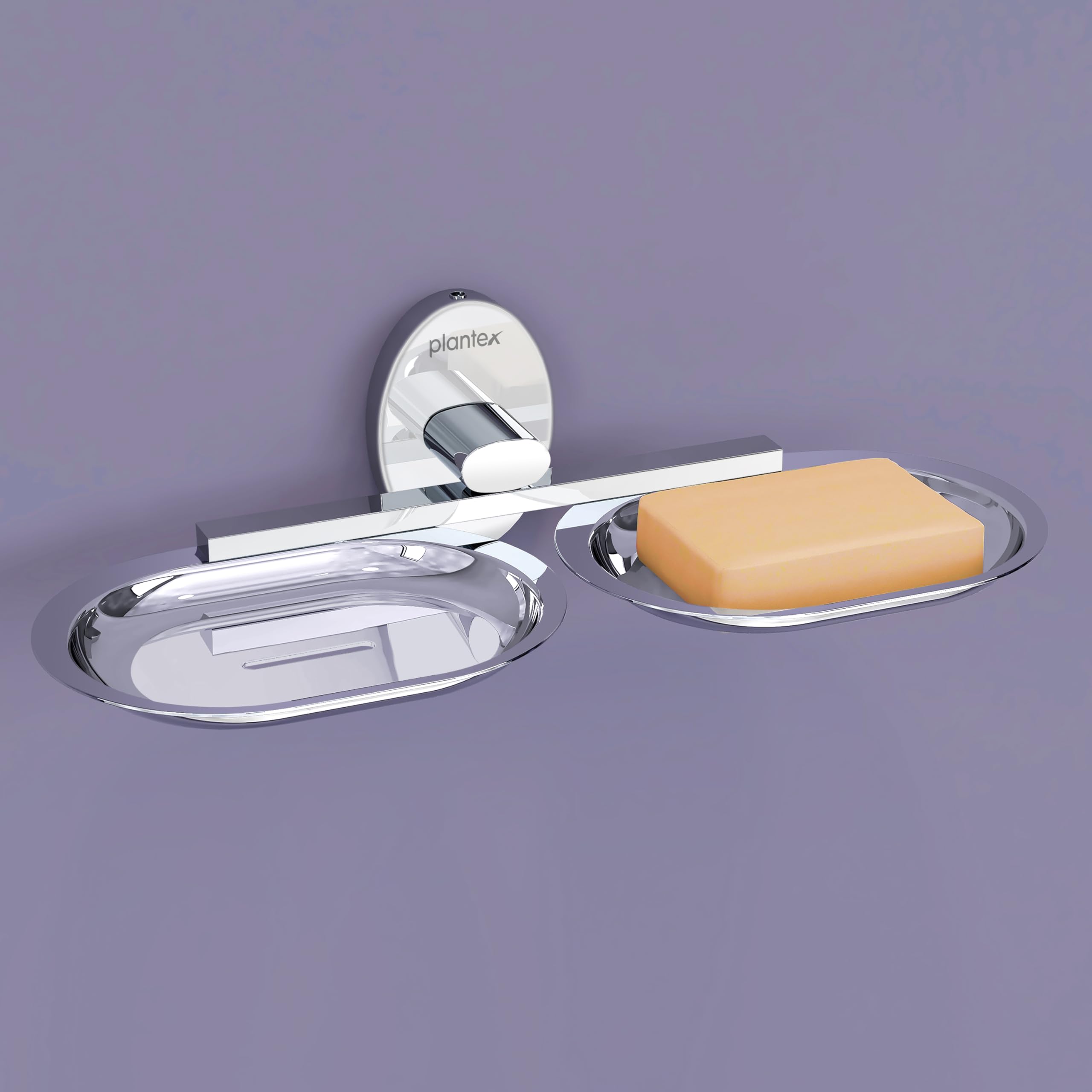 Plantex 304 Grade Stainless Steel Twin Soap Holder Stand for Bathroom and Wash Basin/Bathroom Accessories - Olive (Chrome) (B08V4Q9PFD) Amazon Price History, Amazon Price Tracker