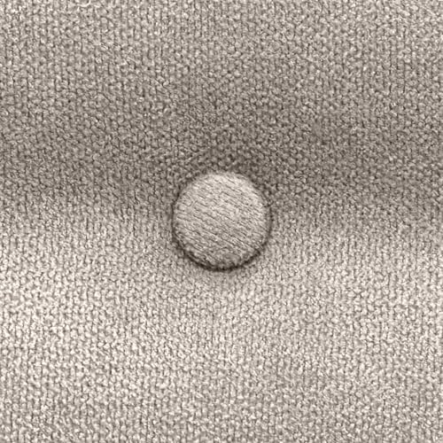 DHOME Cabecero de Polipiel o Tela ACUALINE con 3 Hileras Intercaladas de Botones Cabezal Tapizado Cama Lujo (Tela Beige, 150cm) - imagen 6