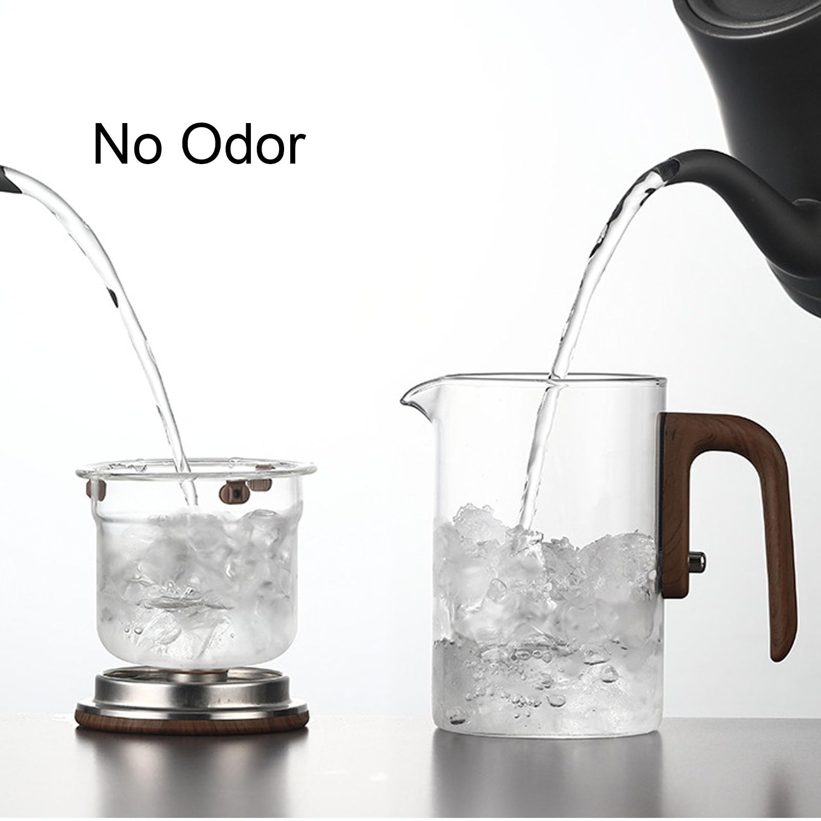 Fockety Magnetische Teekanne mit Tee-Ei für Losen Tee, 1,5 Liter, für Teezubereitung (FY520D)