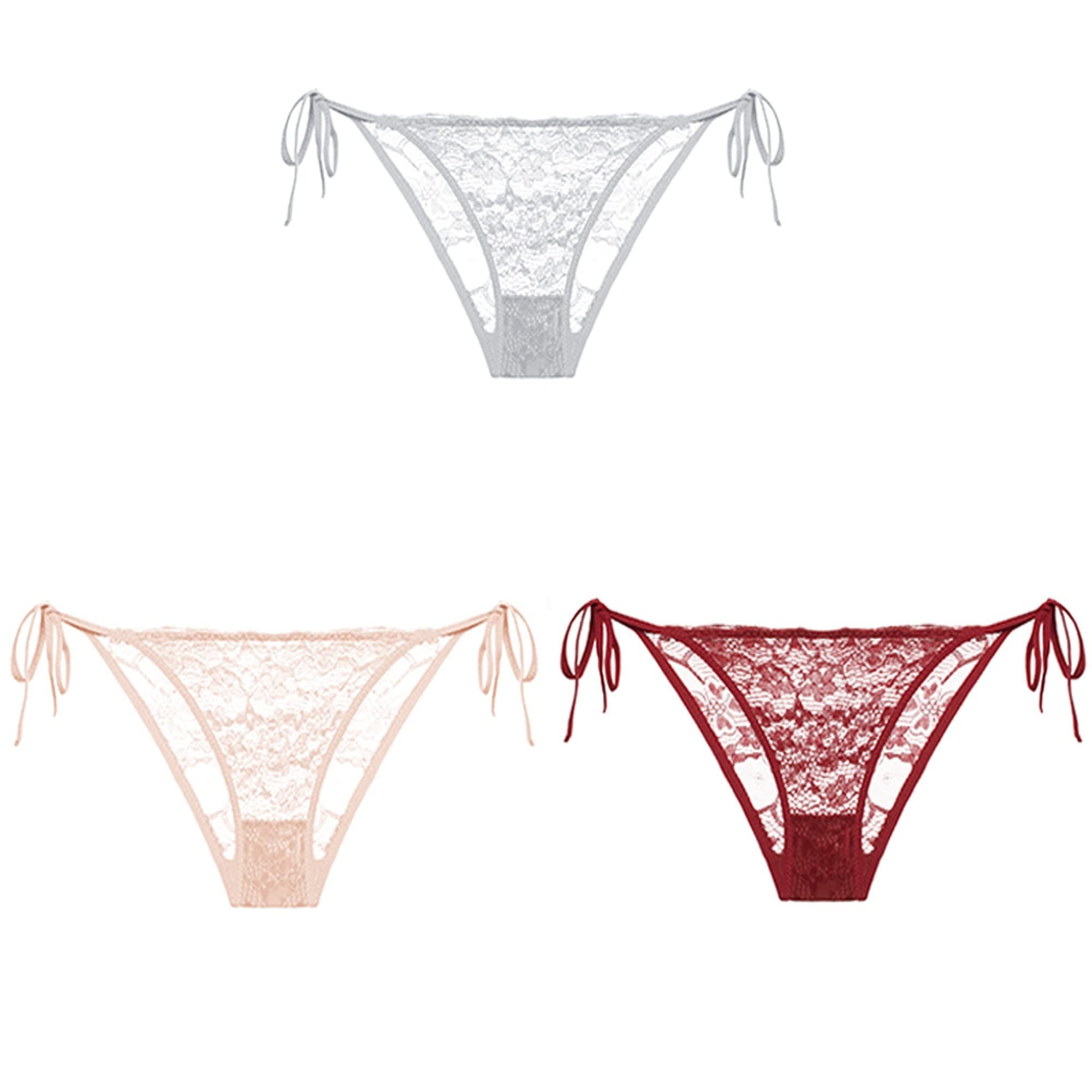 Slip transparent WENJUN string réglable contre l'inconfort de la lingerie