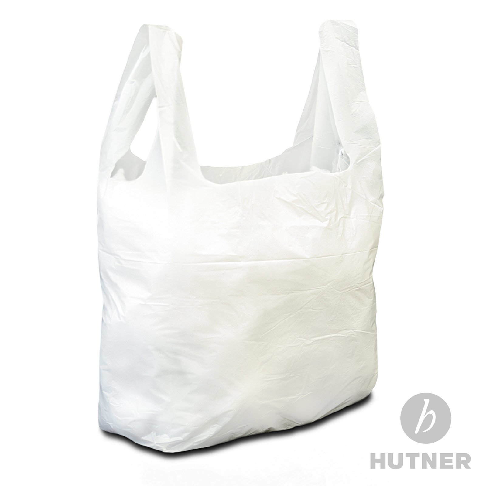 2.000 Stk. Hemdchenbeutel 28+14x48 cm weiss geblockt 11my | Knotenbeutel | kleine Plastiktüten