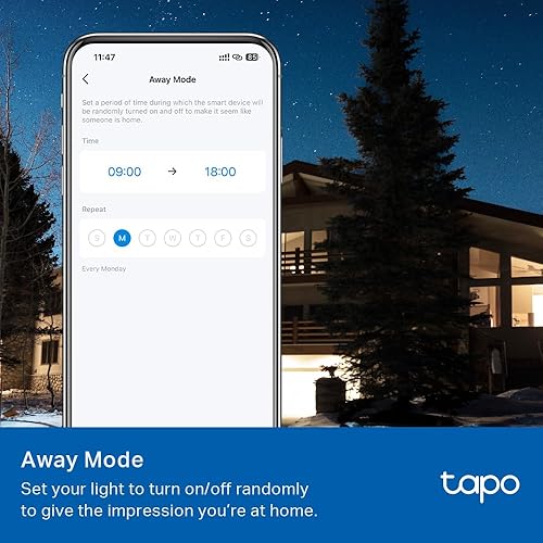 Miniatura 9 de Tapo TP-Link - Bombillas inteligentes Luz natural de día, regulable, compatible con Alexa y Google Home, bombilla A60base E27, equivalente a 60 W,