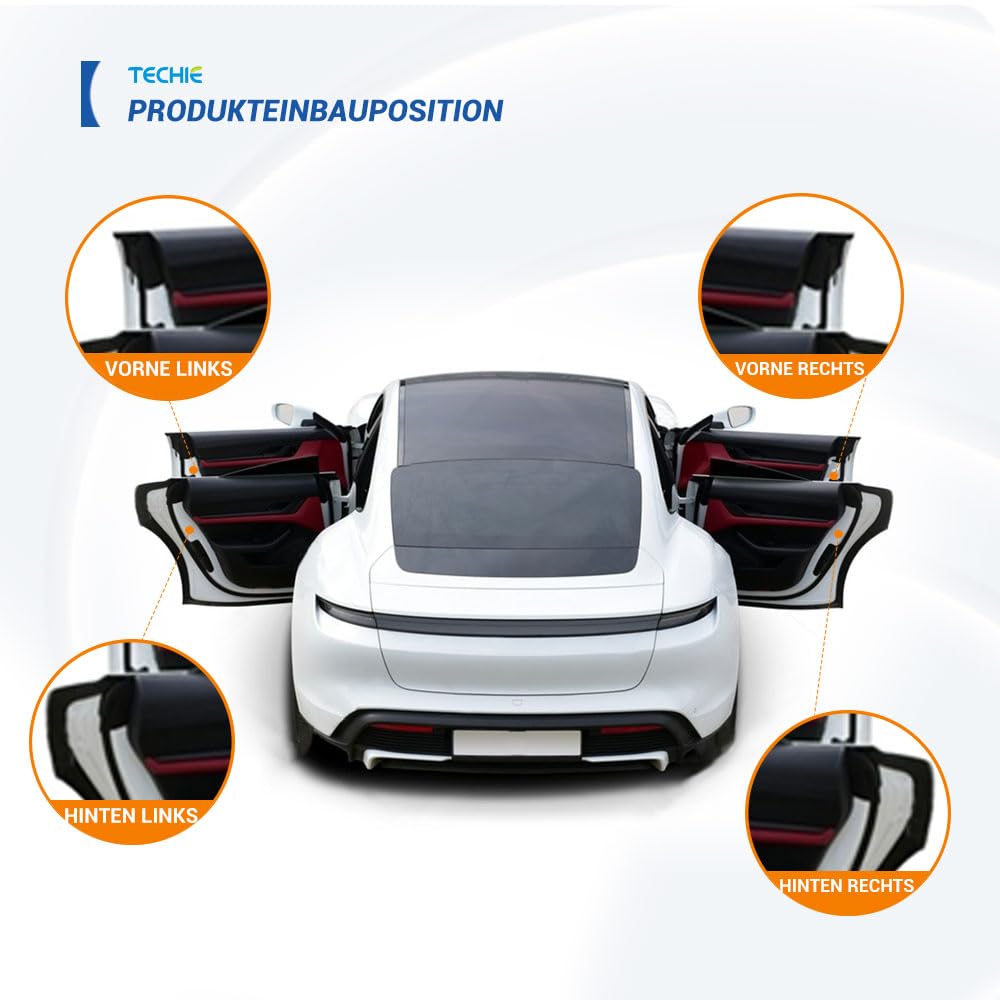 Techie Motore di regolazione per porta, compatibile con Arosa 1997-2004 Octavia I 1996-2010 B ora 1998-2013 Golf IV 1997-2006 Pas SAT 1996-2005 (anteriore sinistra)