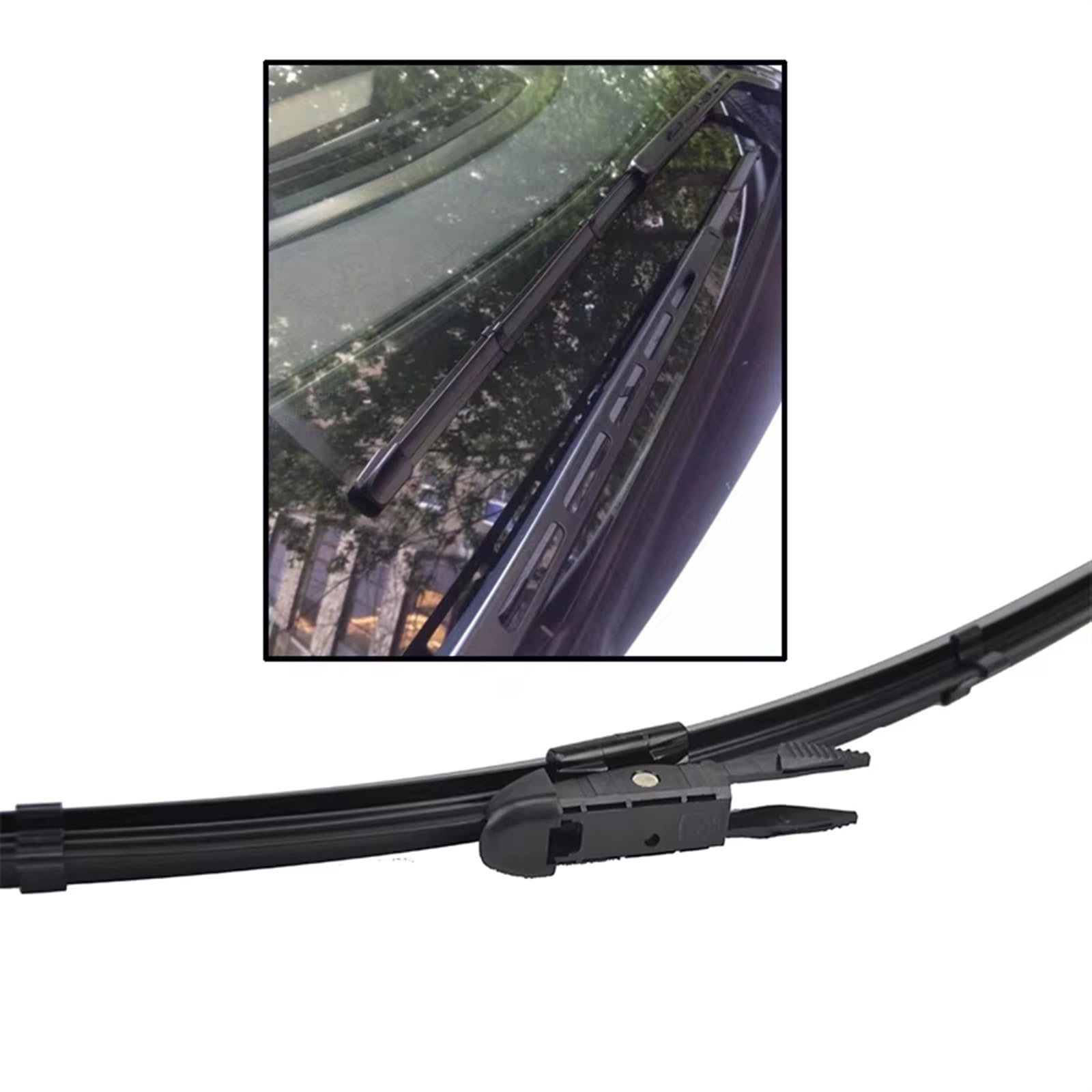 Limpiaparabrisas de Coche Compatible con Citroen para C4 2004 2006 2007 2008 2009 2010 28"+24" Limpiaparabrisas Limpiaparabrisas Limpiaparabrisas De Ventana Delantera