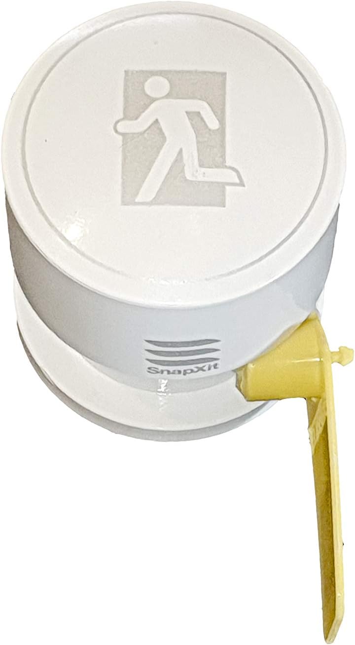 HomeXit Permanently Fixed Emergency exit Break Glass Hammer for toughened Glass Windows