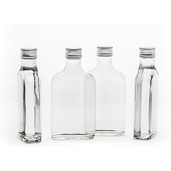 KADAX 1L Glasflaschen Set - 20 Stück Weithalsflaschen Mit Schraubdeckel Für Saft & Einkochen