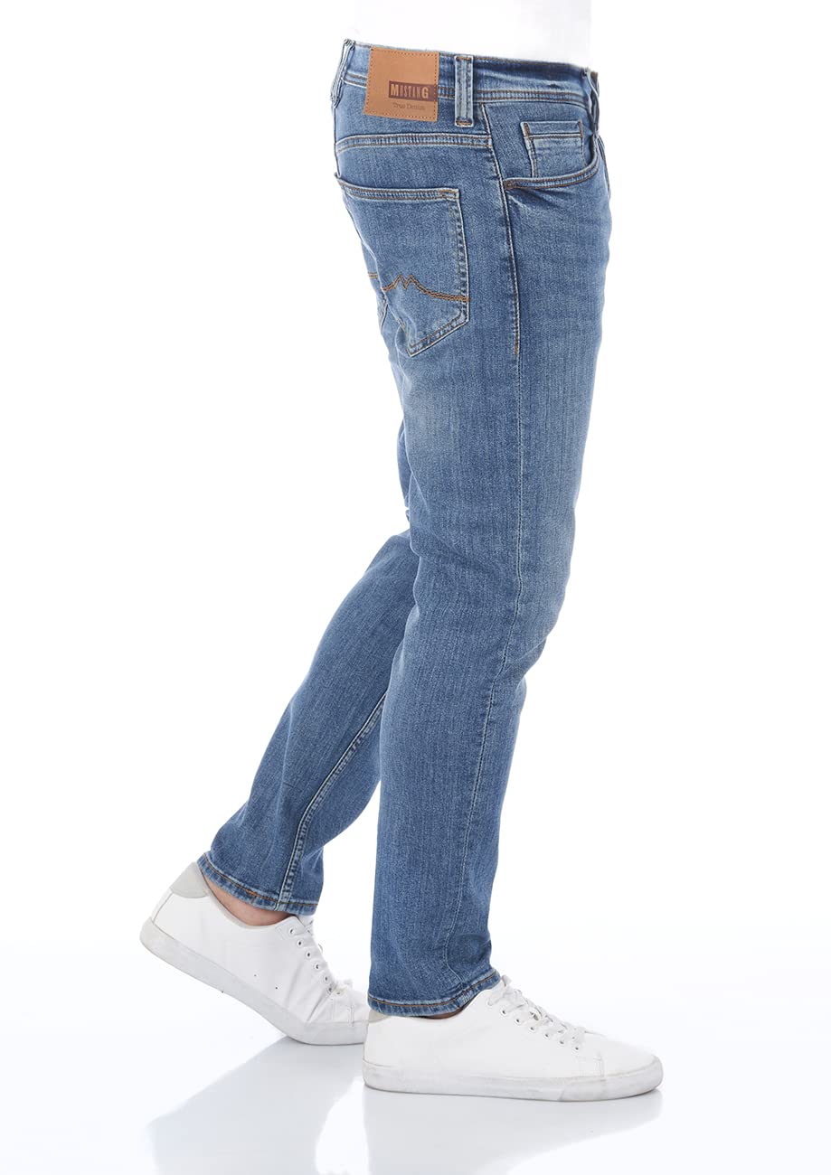MUSTANG Jeans Herren Stretch Oregon Tapered Fit Jeanshose Hose Denim Blau Grau Schwarz 30 31 32 33 34 36 38 40