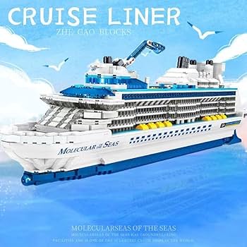 Amazon | クルーズ船モデルビルディングブロックセット 2428 個