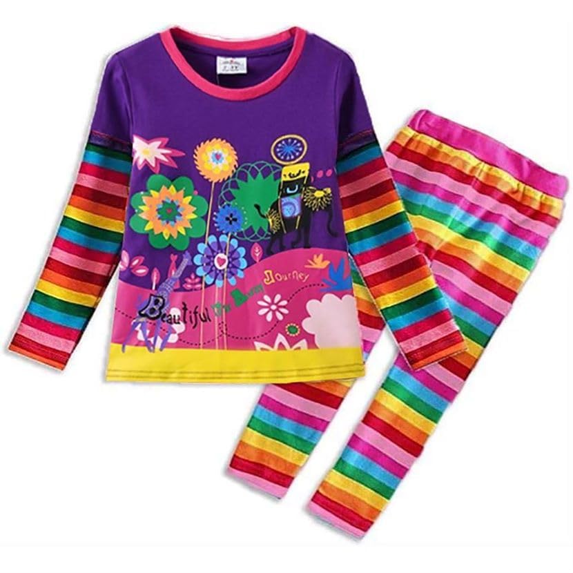 Image of VIKITA 2017 Girls Embroidery Cotton Long Sleeve Flower Dresses LH5460 for 1-8 Years ?-