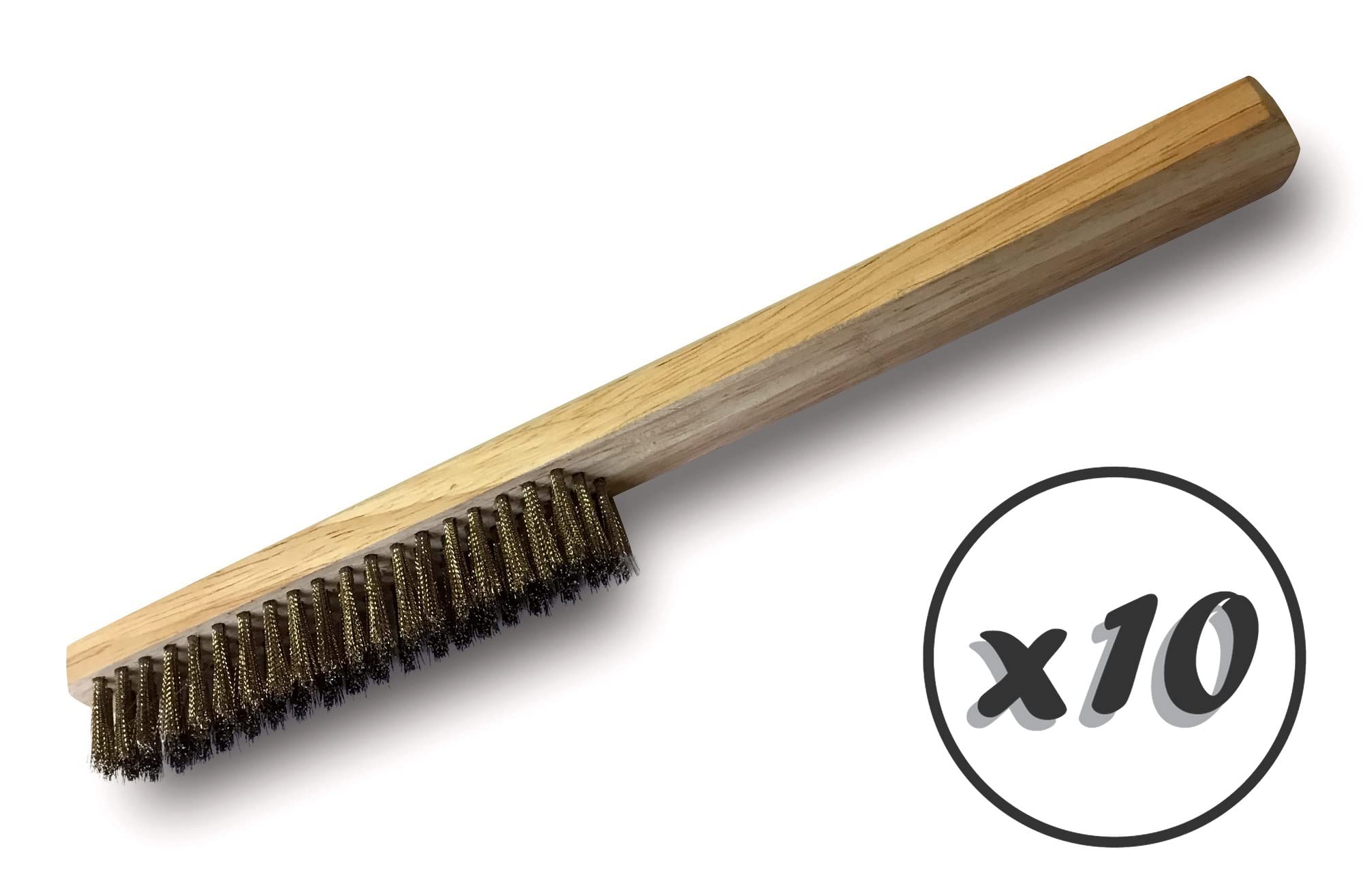 Kibros Lot 10 brosses fines bijoutier garnissage acier nettoyage bijoux
