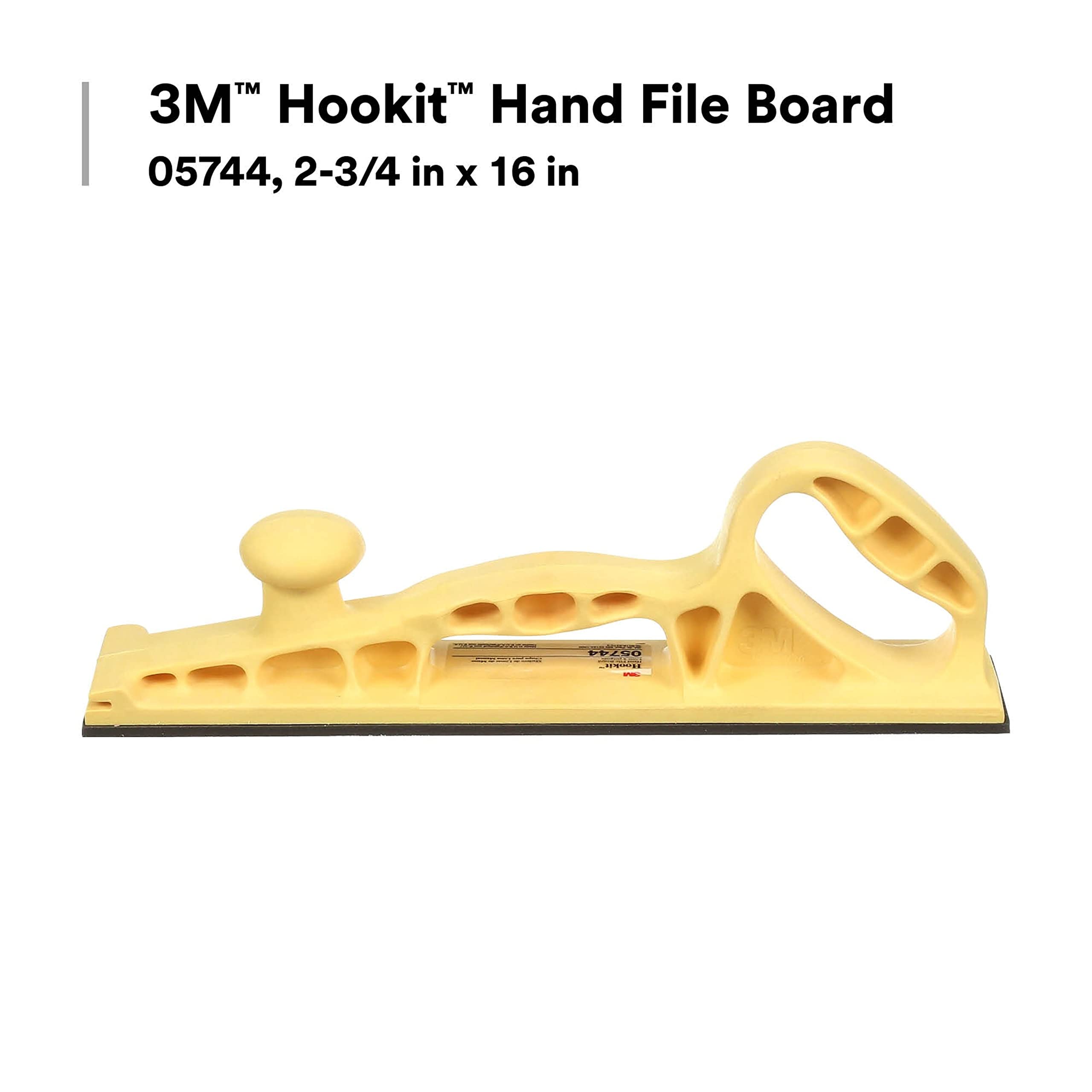 3M 05744 Hookit 2-3/10.2 cm x 16-1/5.1 cm płyta pilnik ręczny - opakowanie 1