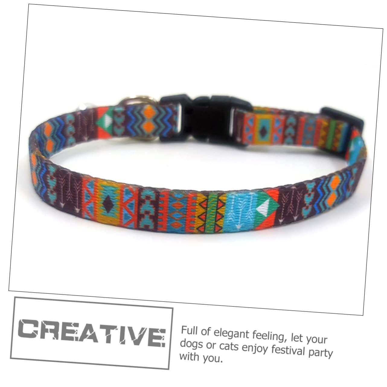 INOOMP 12 Pz Collare Decorativo Per Cani Collare Per Cani in Corda Adorabile Da Cucciolo Costume Gatto Campana Del Del Gatto Boho Portatile Poliestere Decorazioni
