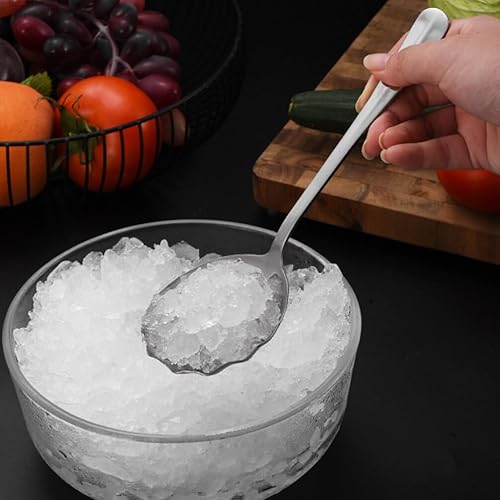 Miniatura 8 de Luxshiny Colador de barra de acero inoxidable Cuchara Ranurada Utensilios de servir Colador de frutas de hielo portátil reutilizable para el hogar