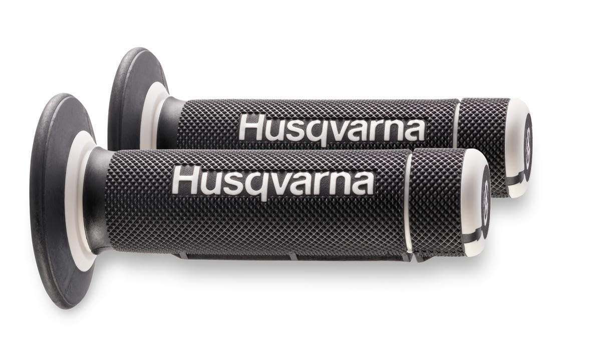 Amazon.com: KTM Husqvarna Domino Grip Set Black/White 2 Pack