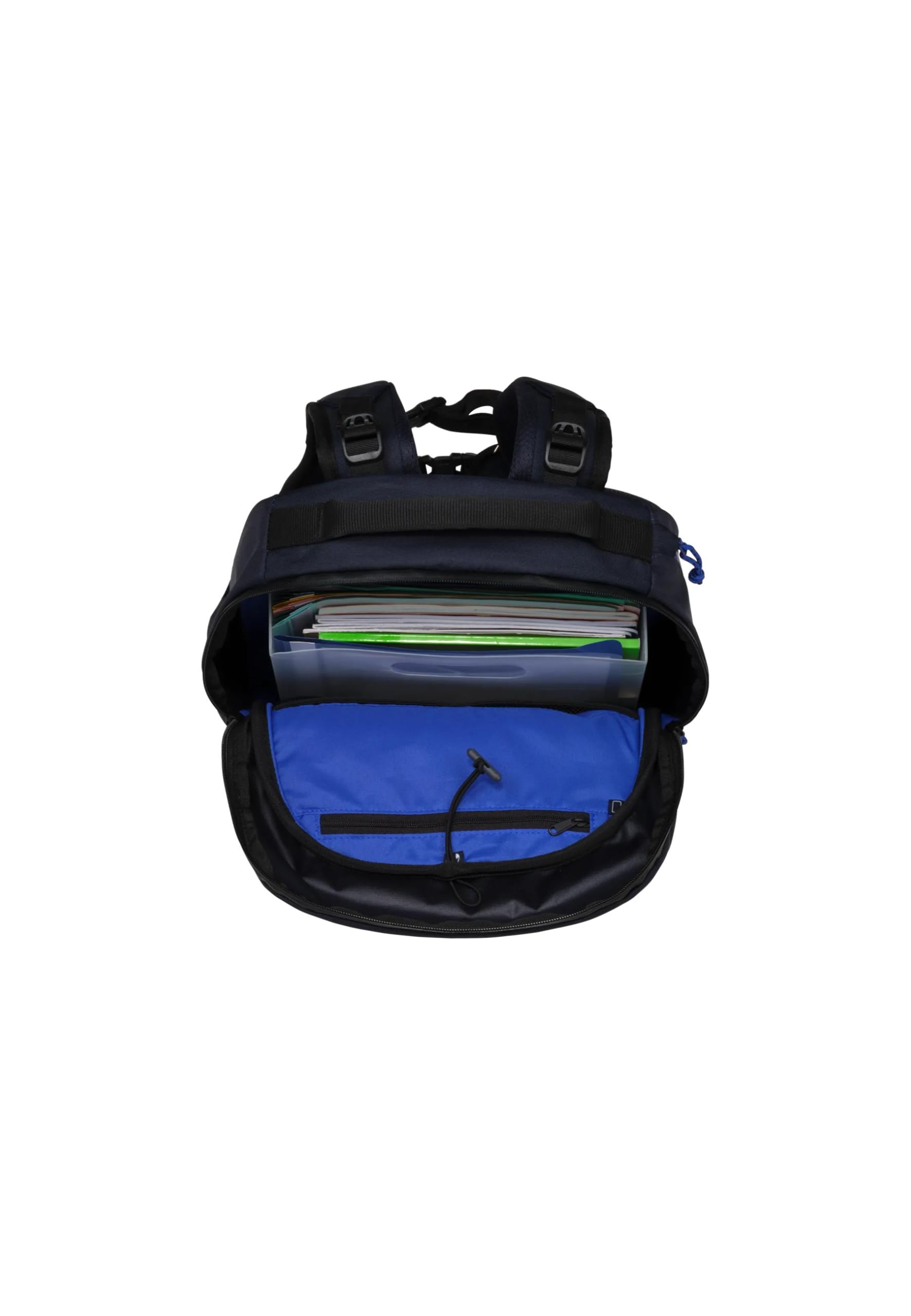 Satch con:next Schulrucksack Schulrucksack, ergonomisch, wasserdicht. leicht, mit Laptopfach und Heftebox Urban Dark Blue - Blau