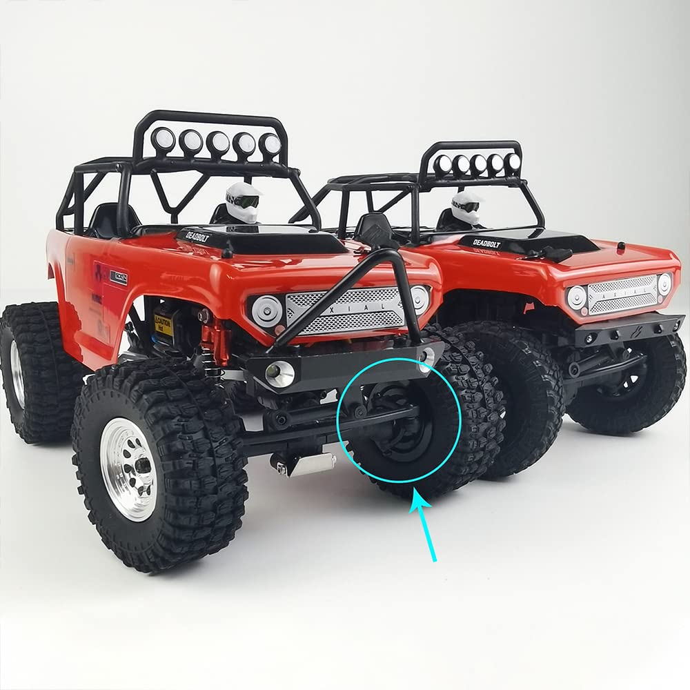 4x Schwere Messing-Radadapter 5mm Für Axial SCX24 RC Crawler – Upgrade Für Bessere Griffigkeit & Stabilität