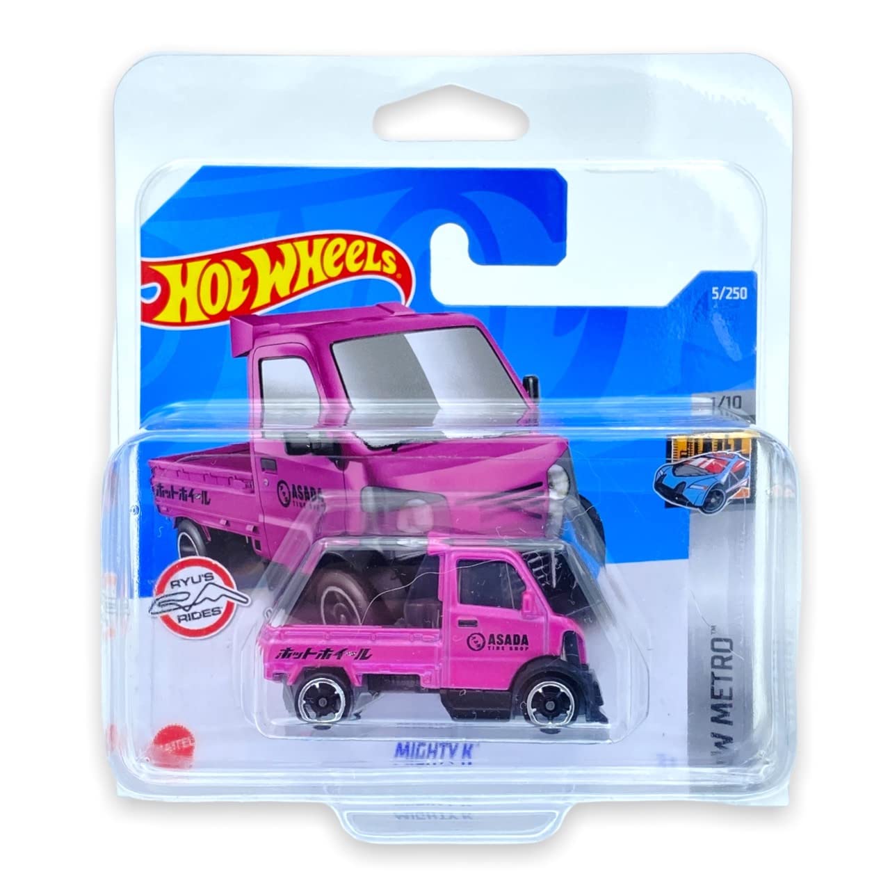 Hot Wheels Mighty K (Pink) 1/10 HW Metro 2022 - 5/250 (Short Card