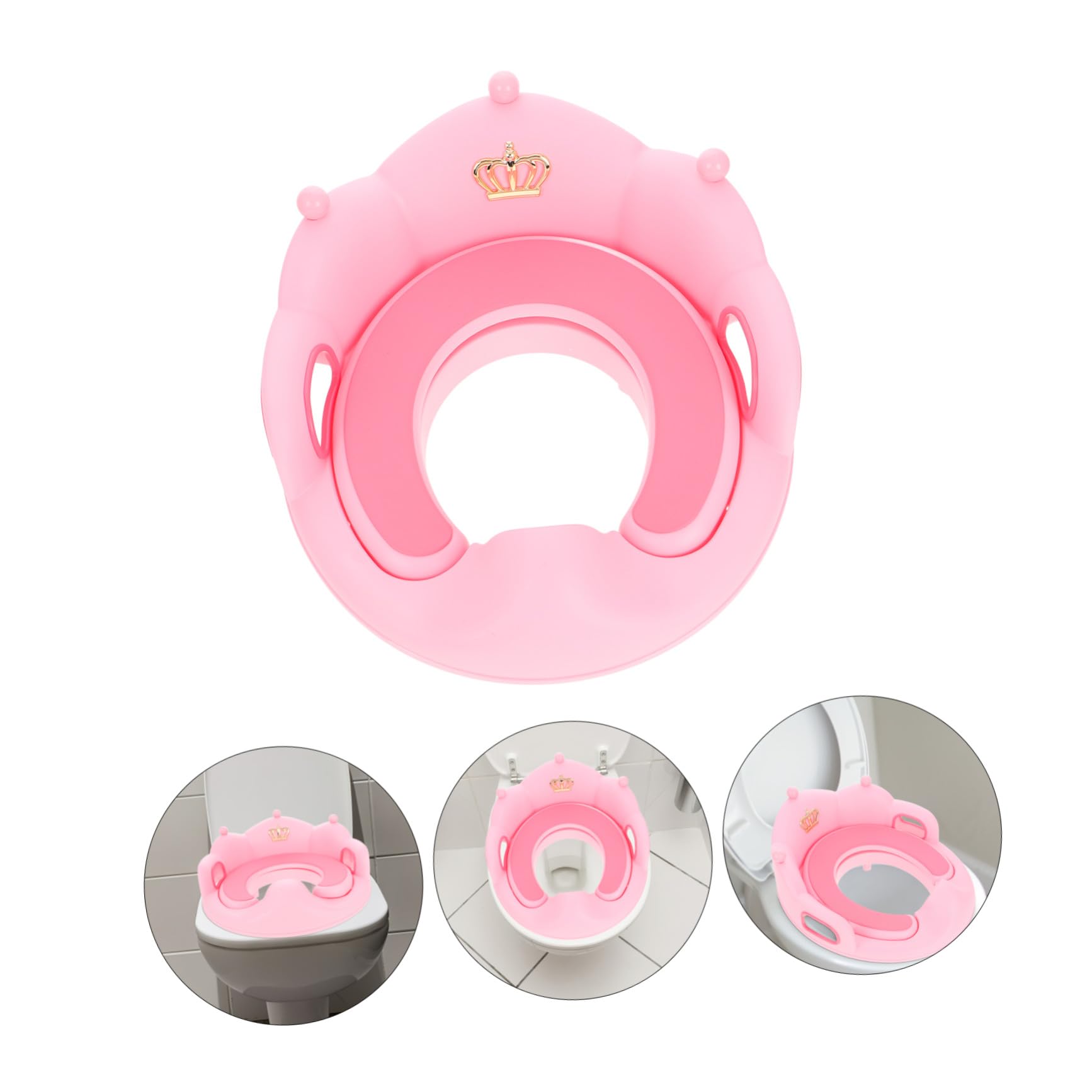 GALPADA Asiento de Inodoro para Asiento de Entrenamiento para Ir al Baño para Niñas y Pequeños Color Neutro Reductor Wc de Entrenamiento con Escalera