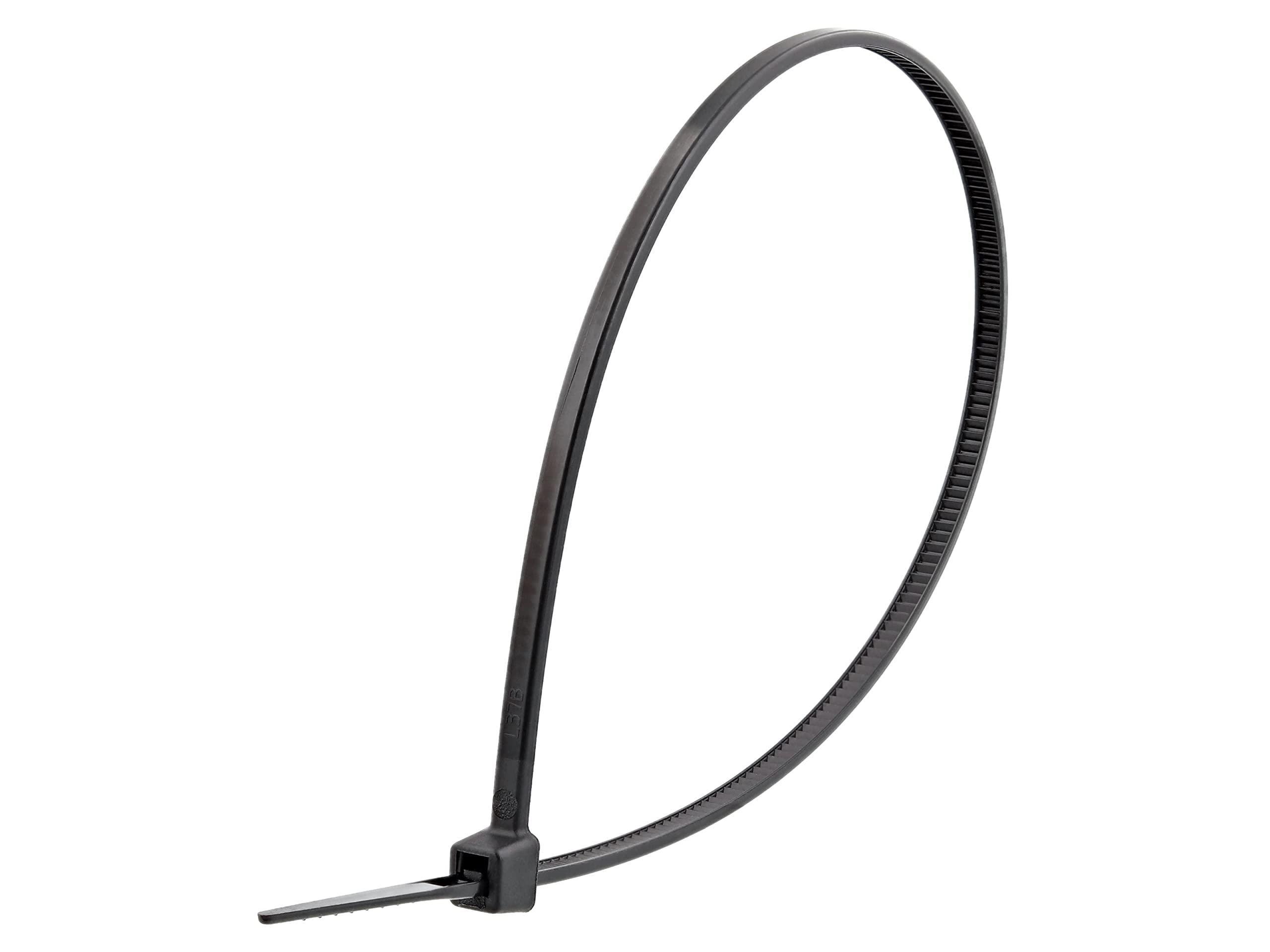 Secure - Fascetta stringicavo in nylon, 20,3 cm, UV, 8,2 kg, confezione da 100