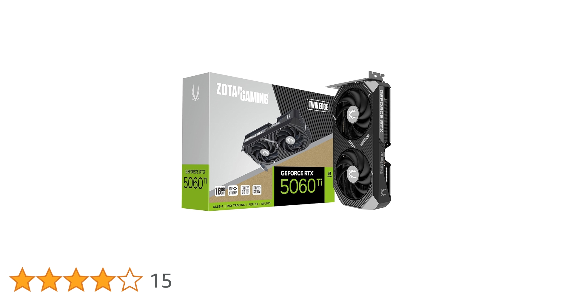 Amazon | ZOTAC GAMING GeForce RTX 5060 Ti 16GB Twin Edge