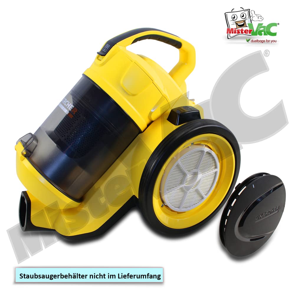MisterVac compatible con filtro de repuesto de filtro de protección de motor Kärcher VC3 1.198-125.0