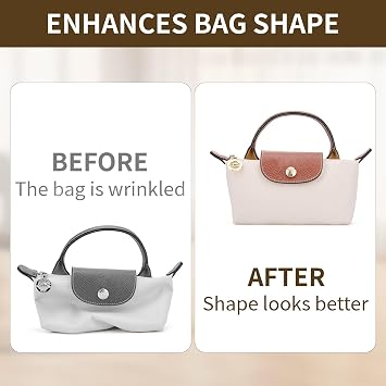 Longchamp le pliage çanta düzenleyici çanta düzenleyici el çantası sırt çantası düzenleyici kullanım (bej-XS03)