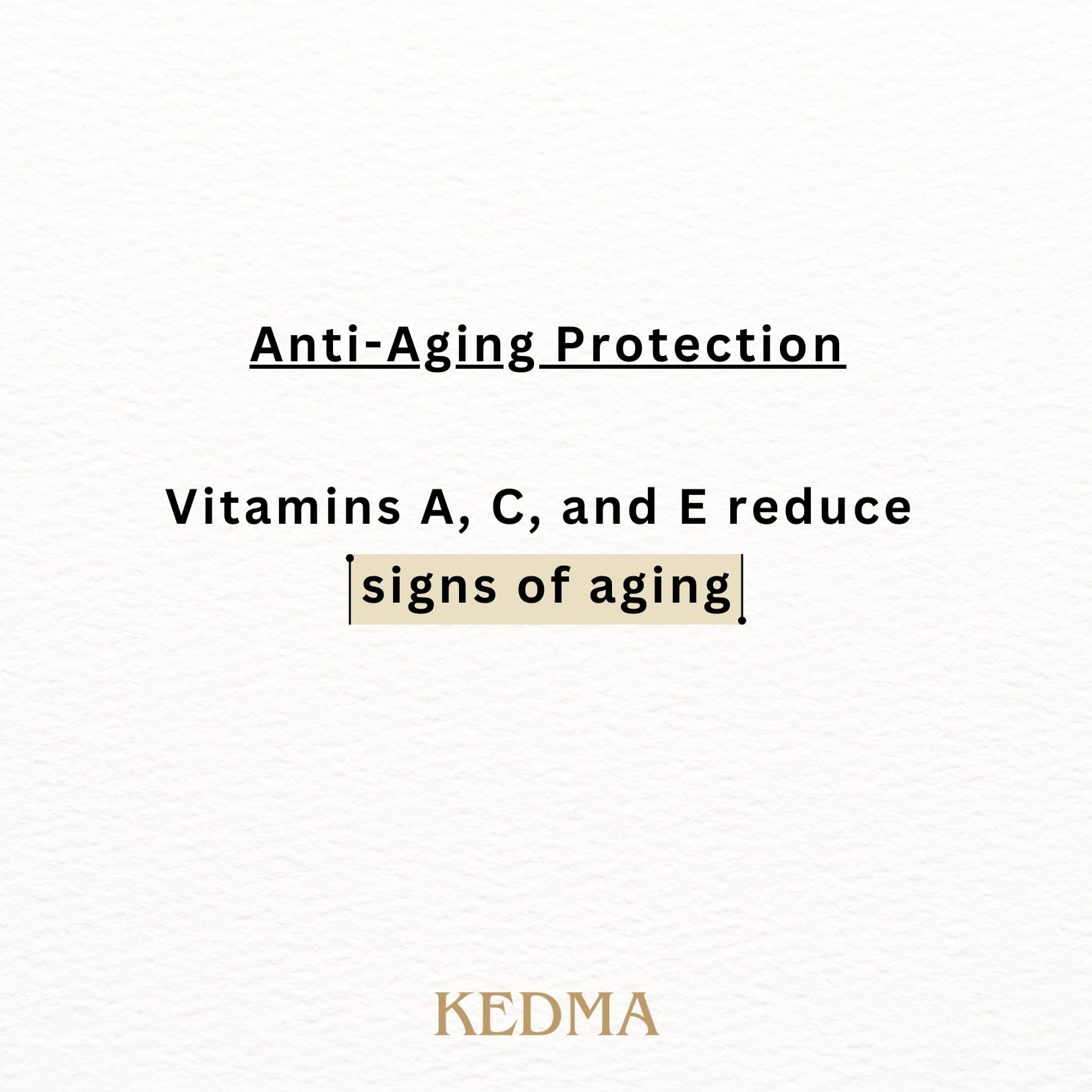 Kedma, Mineral Anti-Aging Serum, Hydrating and Revitalizing for Skin, With Dead Sea Minerals, Vitamins A, C, E - Image 3