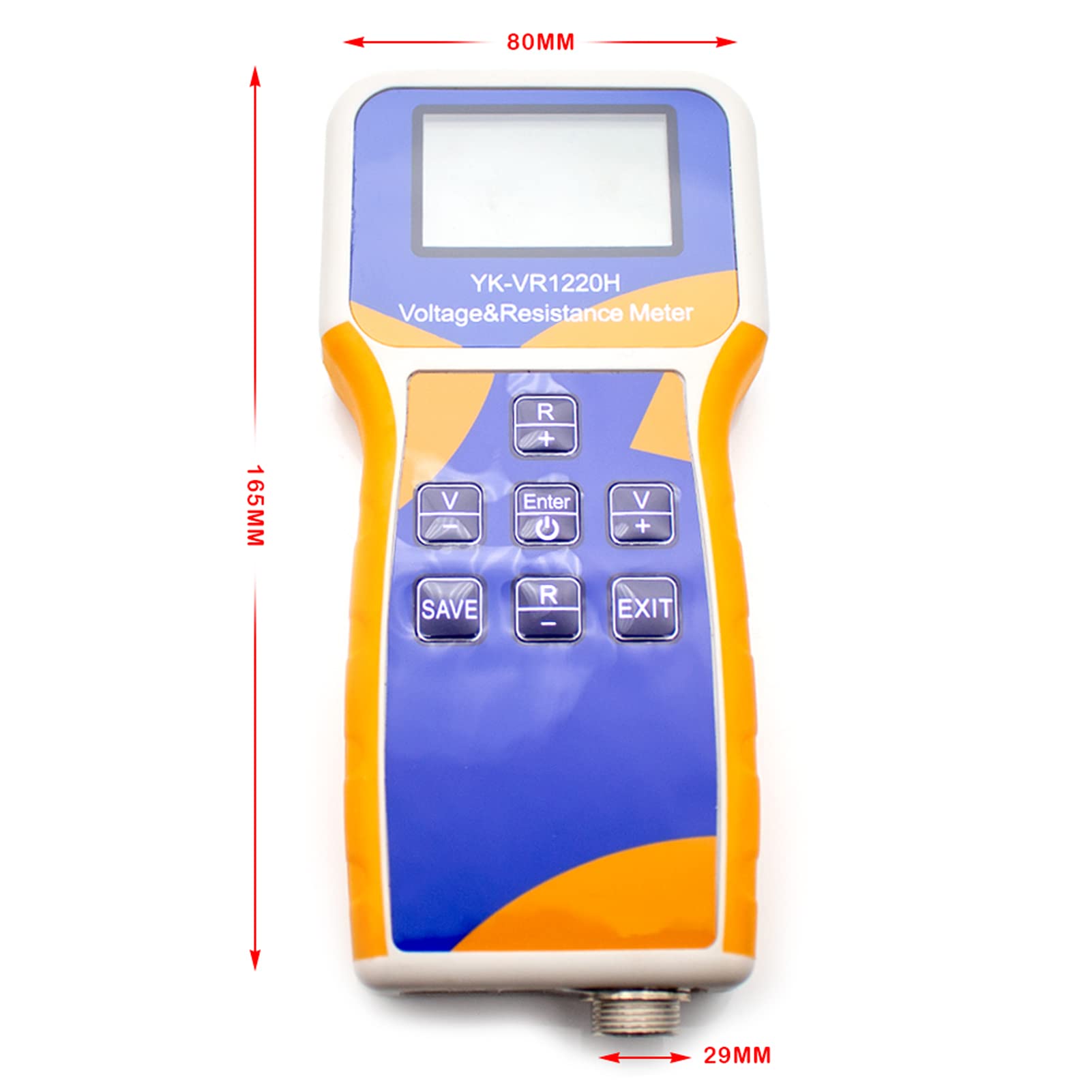 Jieotwice Medidor de Resistencia Interna de Tensión Comprobador de Baterías, Alta Precisión ±0,5