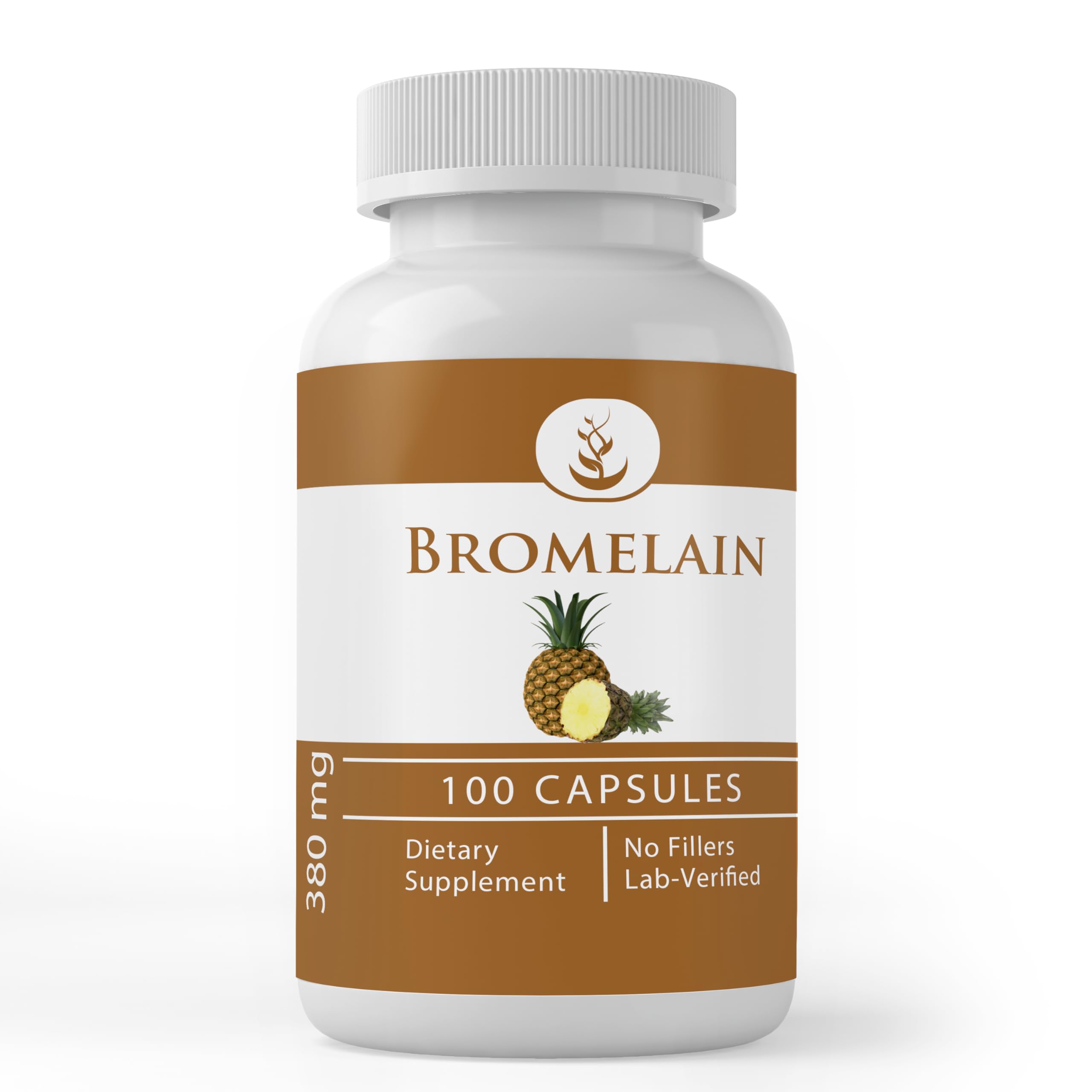 PURE ORIGINAL INGREDIENTS, Bromelain, 100 Capsules 1 Count (Pack of 100)