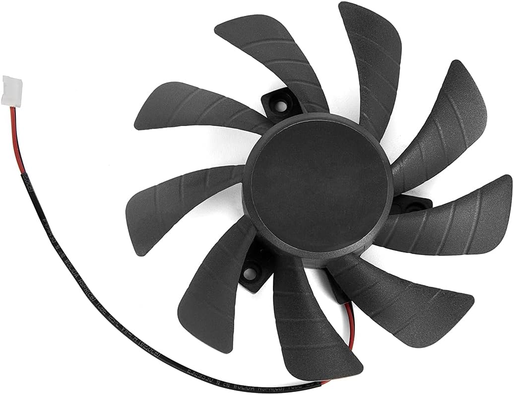 inRobert 85mm 2Pin Video Card Cooling Fan Replacement for Zotac GTX Gaming GTX 1650 Graphics Card