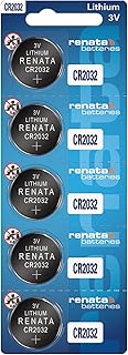 Renata CR2032 Batteries - 3V Lithium Coin Cell 2032 Battery (10 Count)