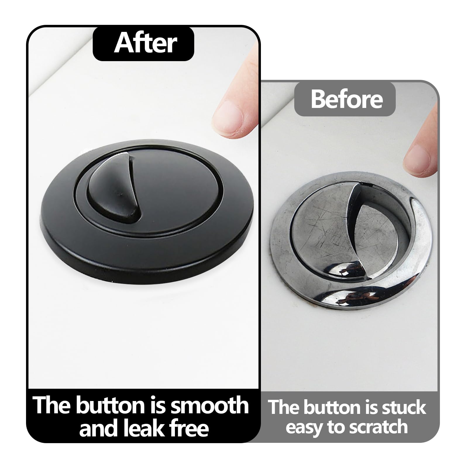 2 PCS Toilet Flush Button - Image 3