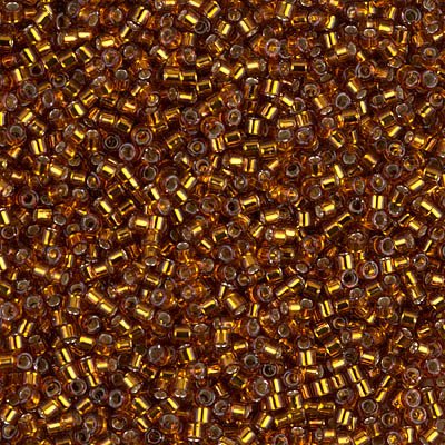 Miyuki Delica 11/0 Seed Beads - 5g Dark Topaz Cylinder Beads For Beadweaving