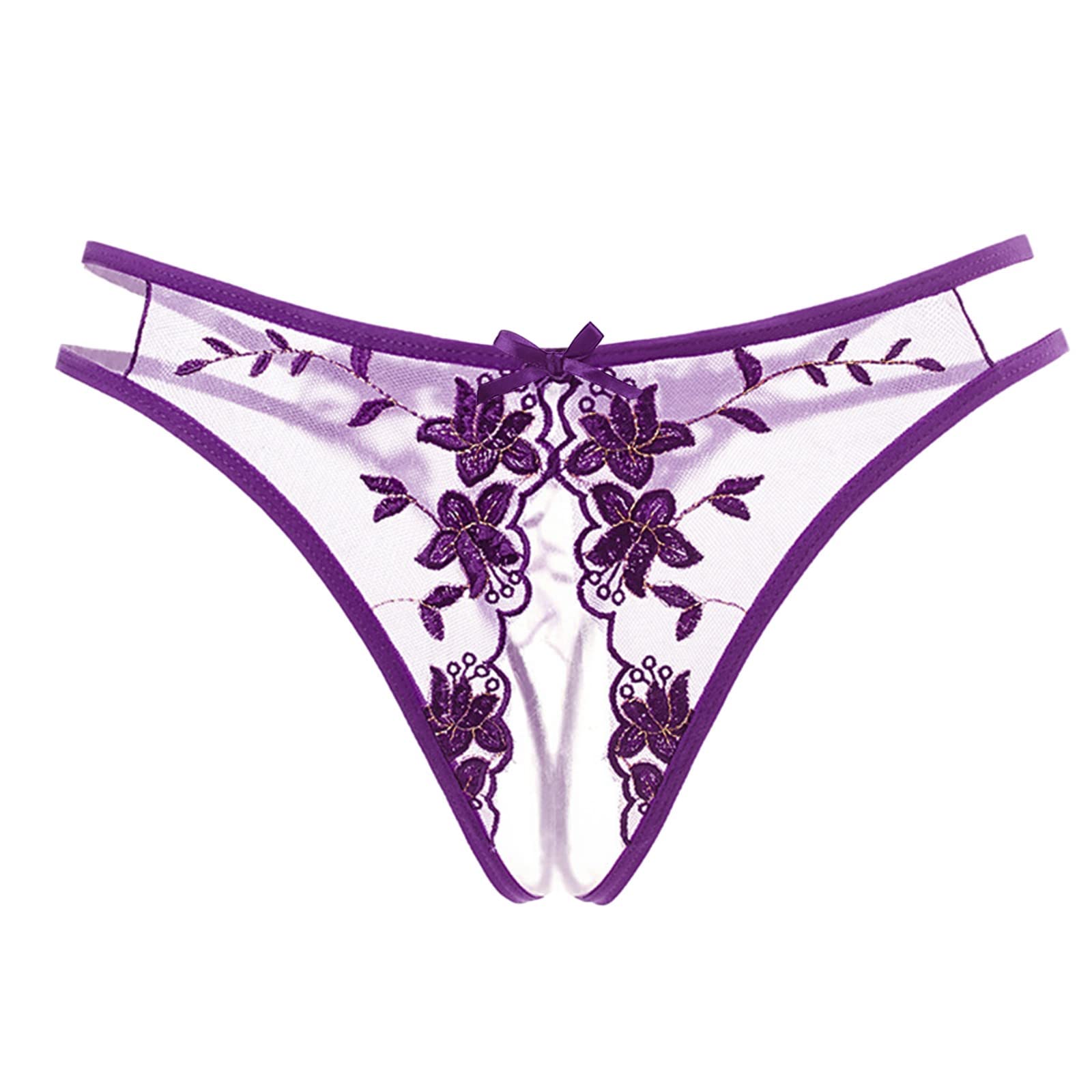 Thongs for Women Sexy Slutty Seamless G-Strings Sexy Thong Women Low Waist Underwear Stretch Bikini T-Back Briefs