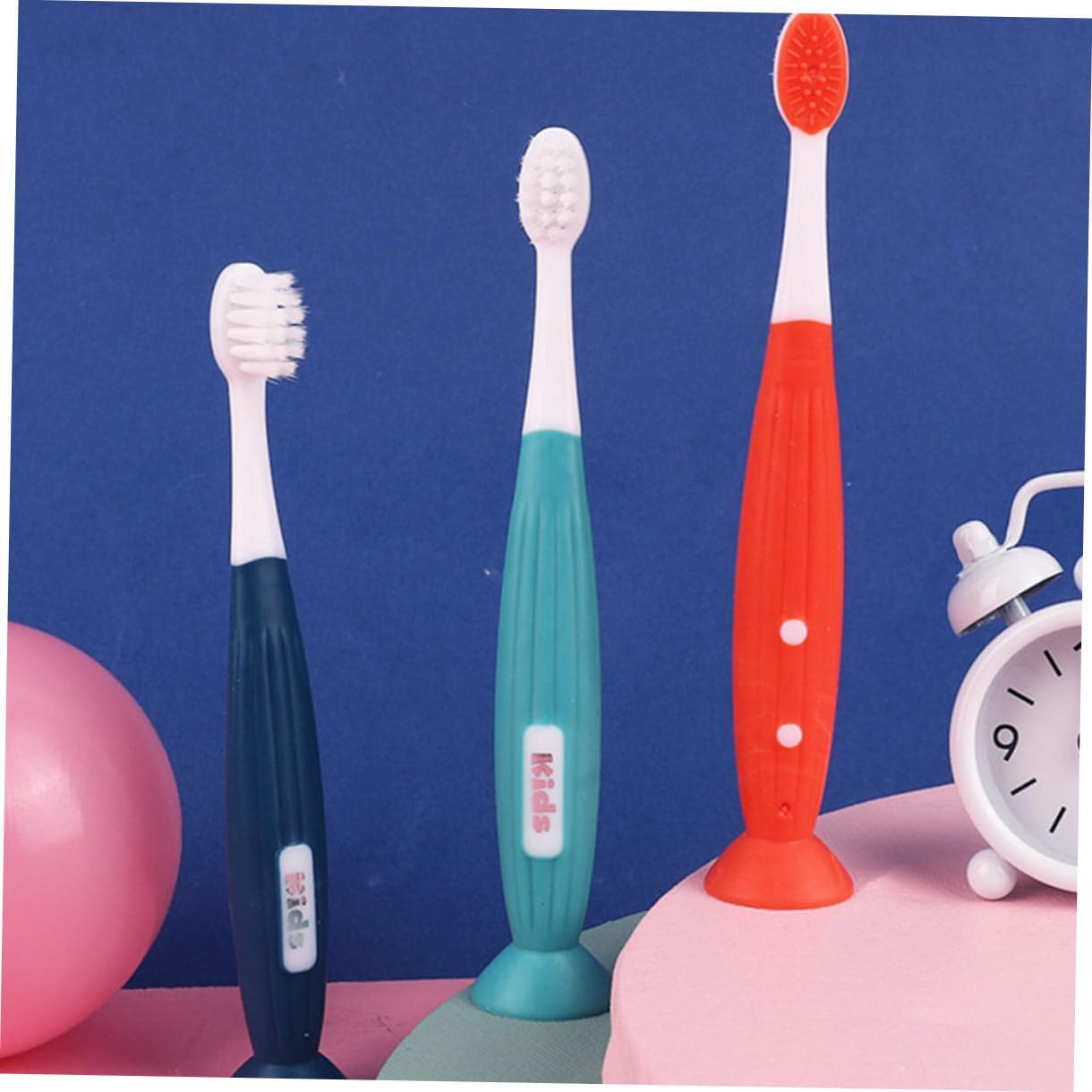 Toothbrush 4Pcs Set for Ages 3-12, Soft Bristles Manual Toothbrushes for Teeth Cleaning, Mild Oral Care Tool for ’s Oral Hygiene at Home