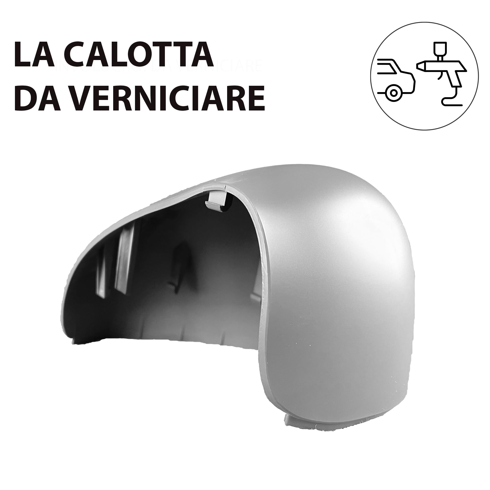 Specchietto retrovisore per Fiat 500 2007> esterno lato sinistro, Oem 735452180, 735456807