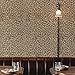 JiffDiff Leopard Print Peel and Stick Wallpaper, Waterproof Removable Self Adhesive Textured Wall Paper, Yellow Unique Funky Cheetah Contact Paper for Bedroom and Bathroom 120