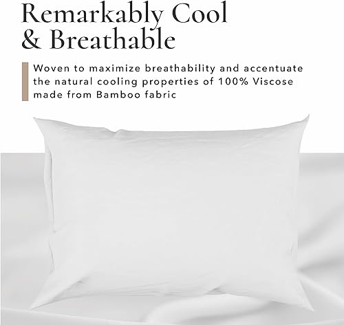 Miniatura 2 de Juego de sábanas Bamboo Bay 100% de viscosa de hojas de bambú (6 piezas)