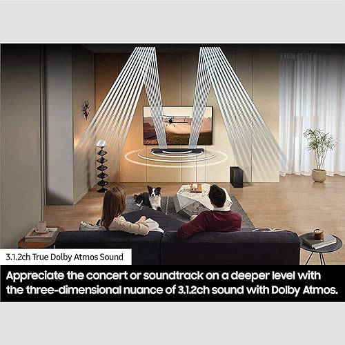 Miniatura 6 de SAMSUNG HW-Q600CZA 3.1.2ch Barra de sonido y subwoofer con Dolby Audio (renovado) Paquete con 2 años de protección mejorada CPS