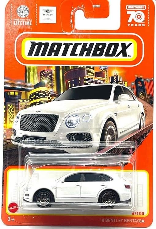 Matchbox Bentley Bentayga 4100 '18 (blanco)