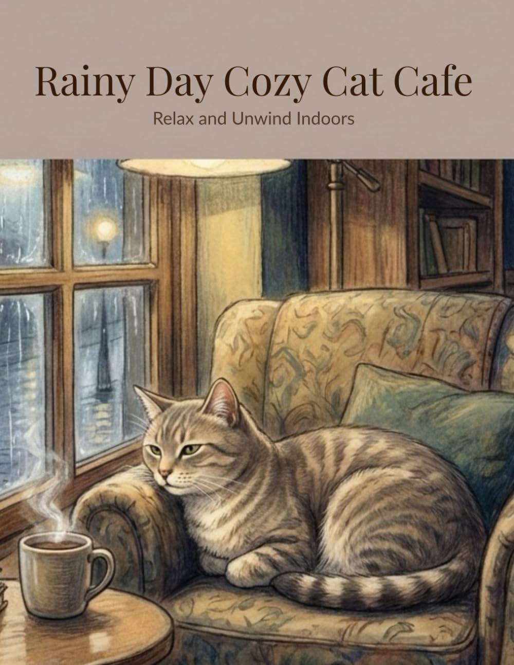 Rainy Day Cozy Cat Cafe: Relax and Unwind Indoors (Cozy Cat Cafe Series)