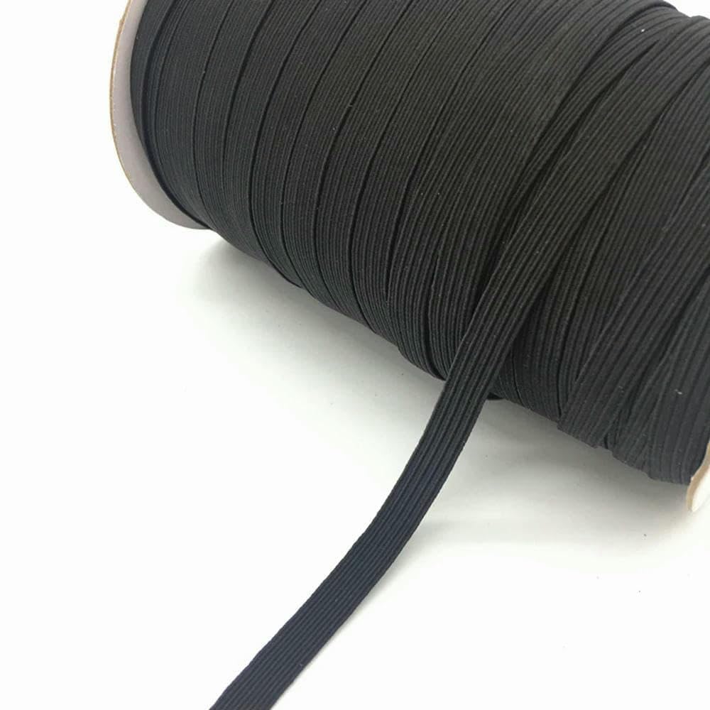 Cinta elástica de 5 yardas y 7 mm para coser, banda elástica para cintura, rollo de 10 a 135 yardas