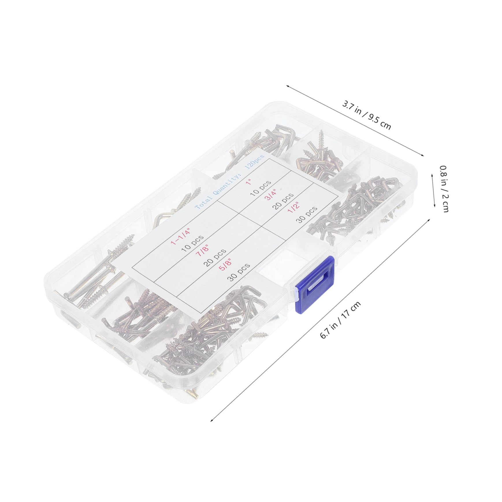 600piezas Hooks De Inoxidable Autoperforantes Para Colgar Cuadros Ganchos Ángulo Recto Para Paredes y Muebles