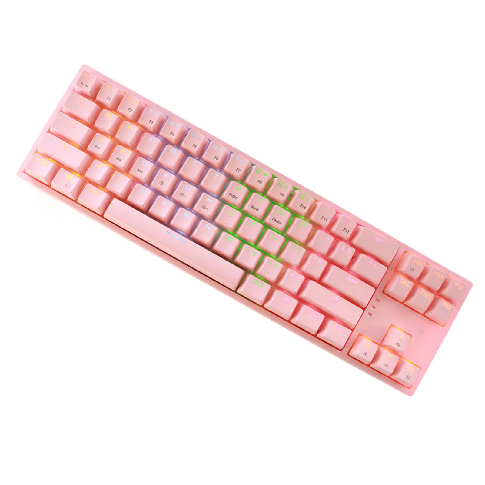 SIXRUN Tastiera Meccanica 71 Tasti Switch Blu (PINK)