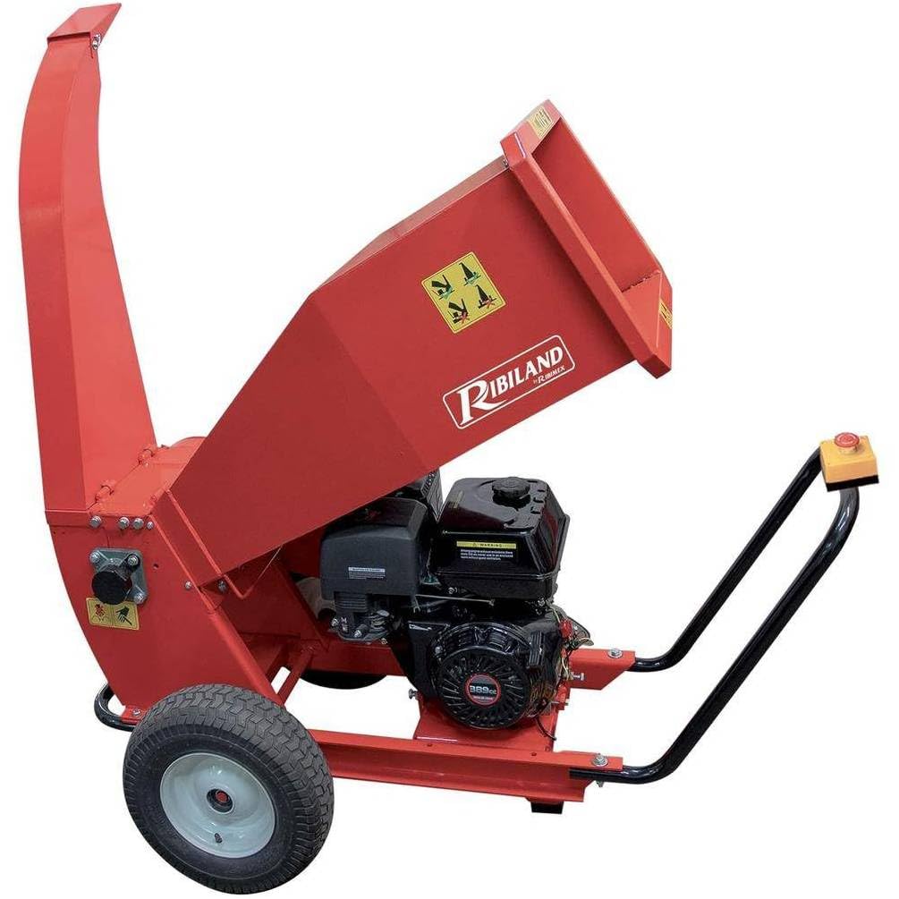 Broyeur Thermique 196CC 6,5HP pour Végétaux - 101,45 kg - Performance Élevée et Efficacité - D-Work