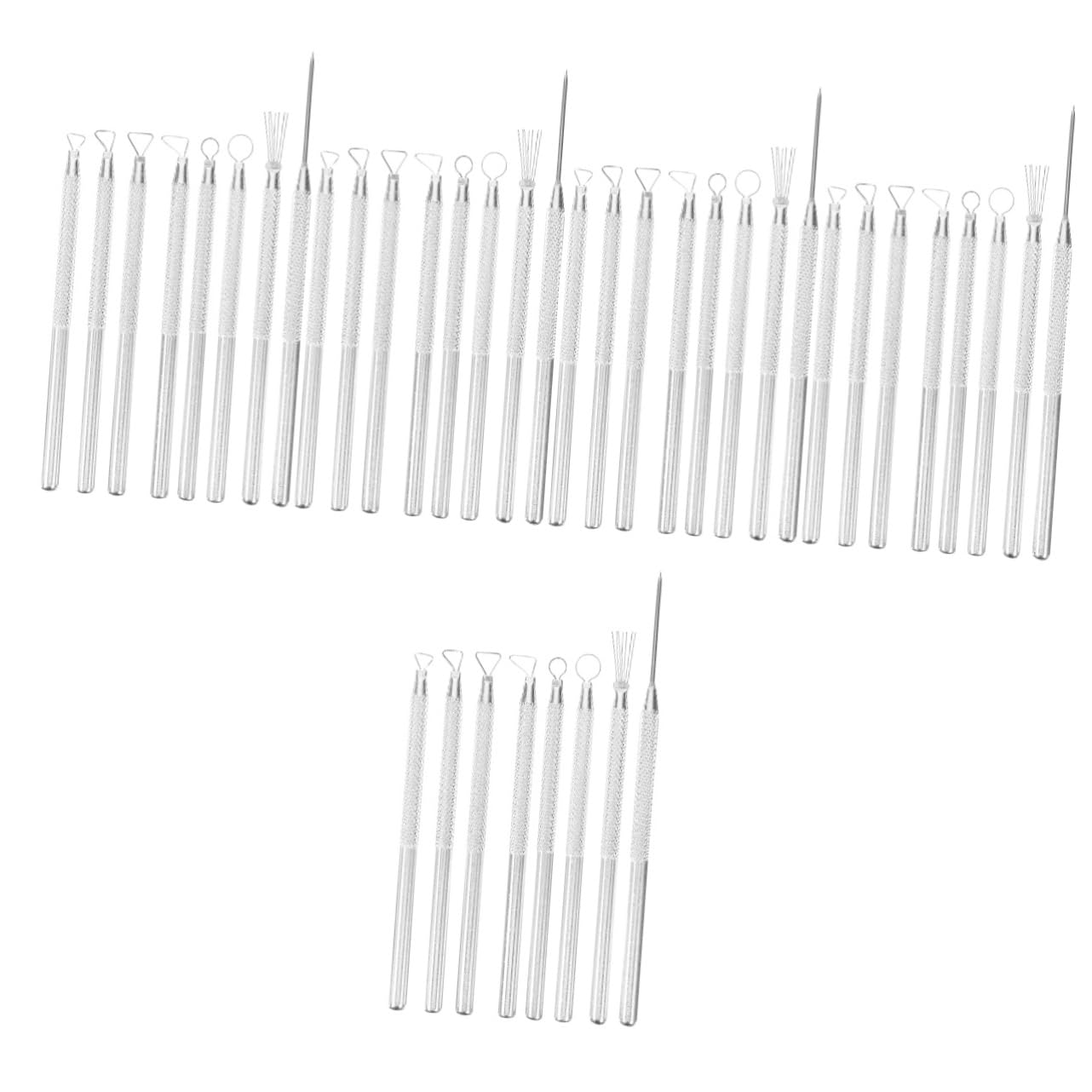 jojofuny 5 Set Strumenti per Intagliare Argilla Aghi per Scultura Dettagli Precisi per Creazioni Ceramica E Fai da Te 8 Pezzi*5