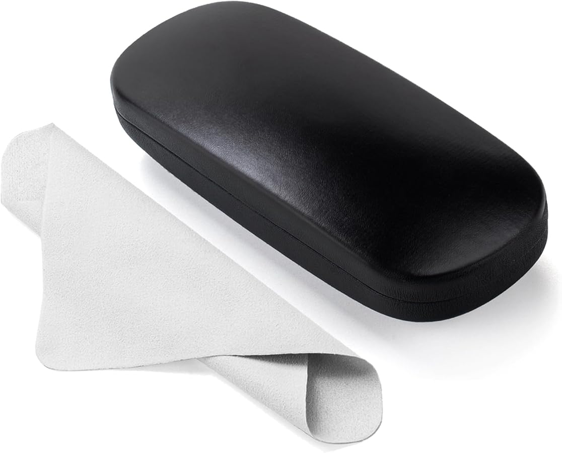 Marvolia Glasses Case Hard Shell X-Large Eyeglasses Case PU