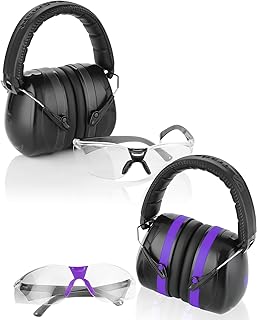 TRADESMART “His & Hers” Gift - Pink & Grey Shooting Ear and Eye Kits, U.S. Certified, for Women & Men - TRADESMART BUILT TRADE TOUGH