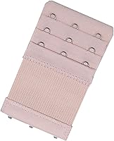 Vista 4 de Bra Extender 3 Hooks 3 Rows Elastic Bra Band Hook Strap Extensions for Women, Pack of 4