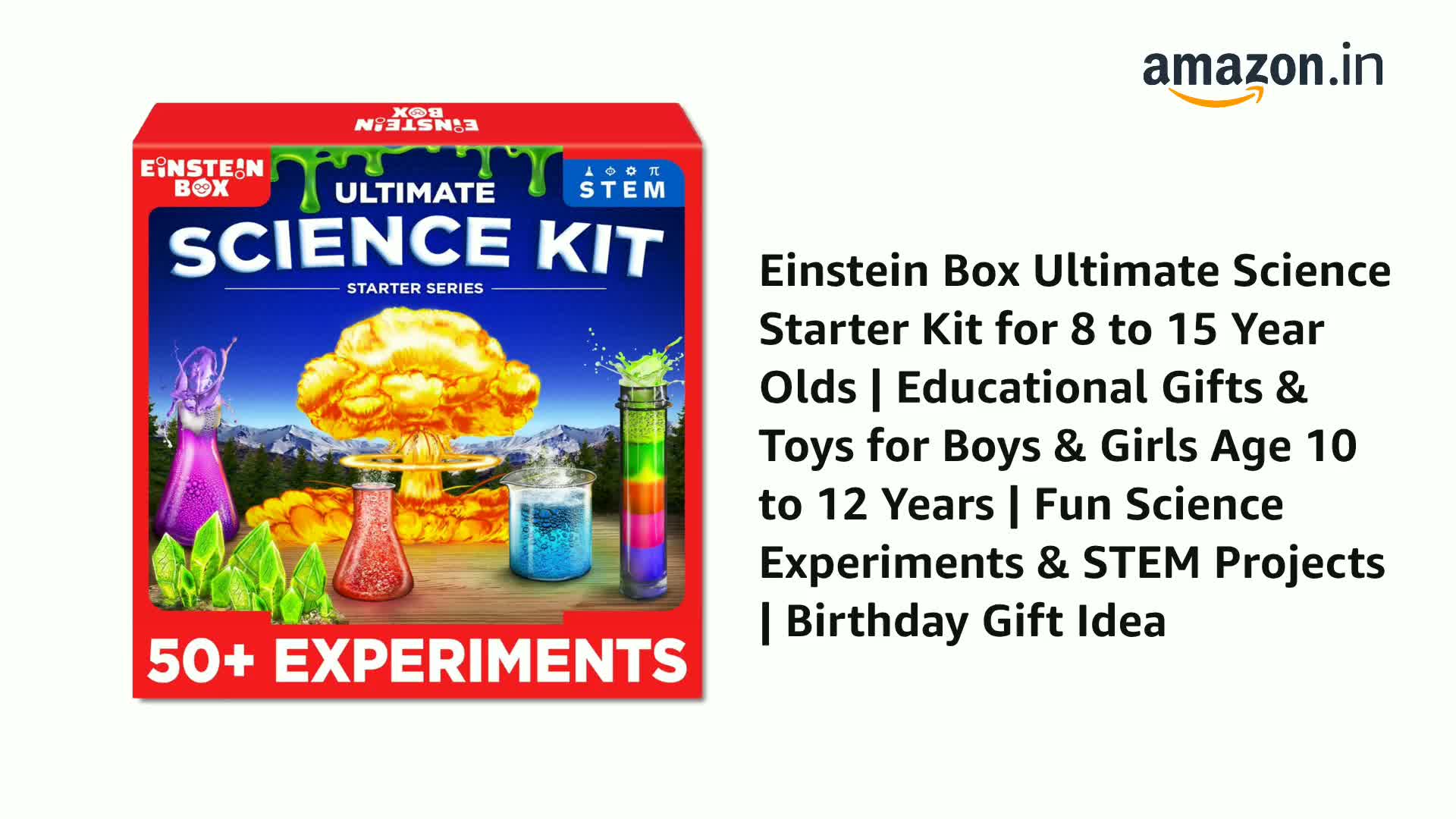 Buy Einstein Box Ultimate Science Starter Kit for 8 to 15 Year